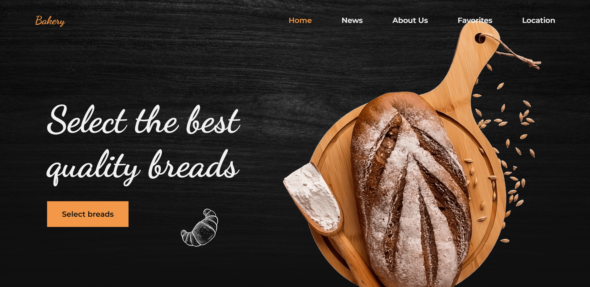 Sitio web de panadería desarrollado en HTML, CSS y JavaScript